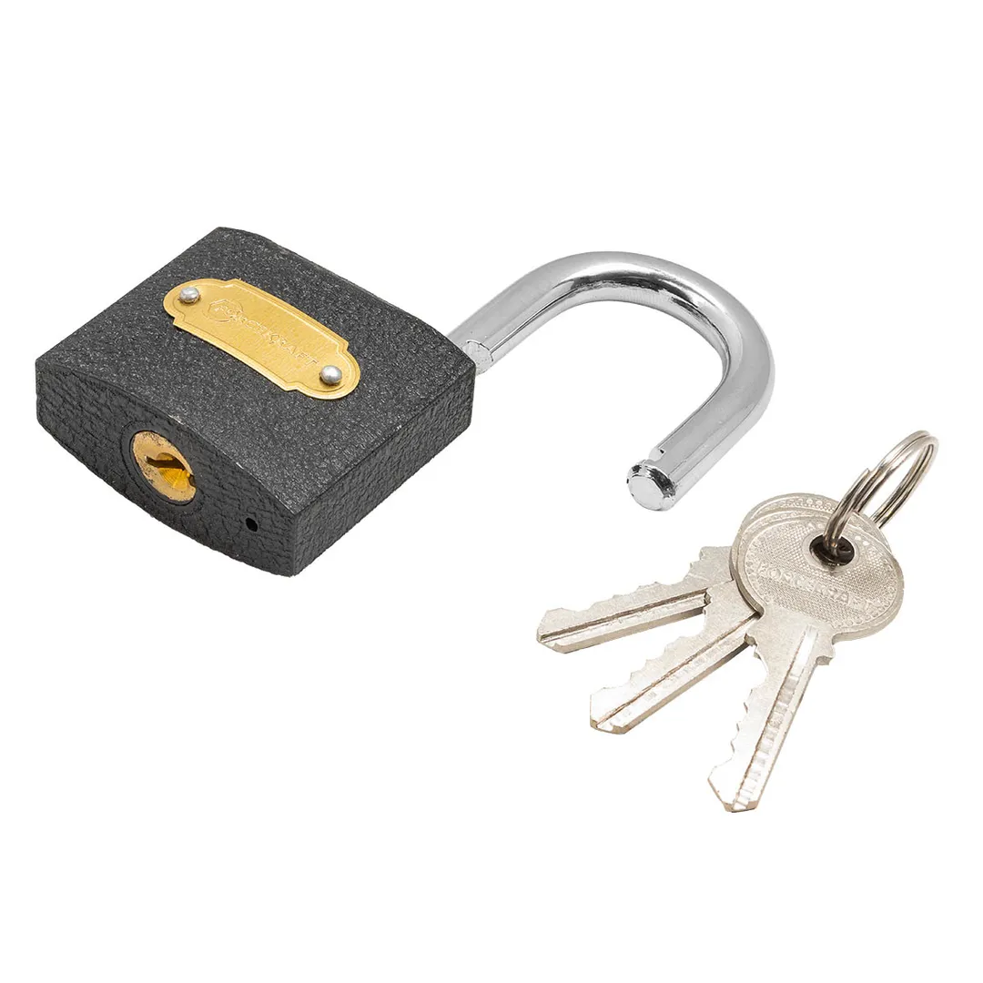 Замок навесной ForceKraft FK-W-Black(FB)50