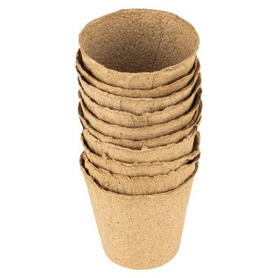 Горшочек для рассады, 110 х 100 мм, торфяной, 10 шт. Россия 64363