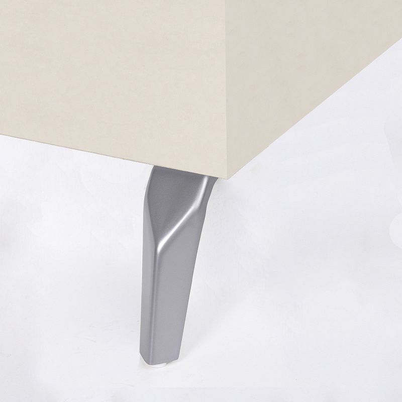 Опора мебельная мет. HARMONY h130 матовый хром AKS 112998