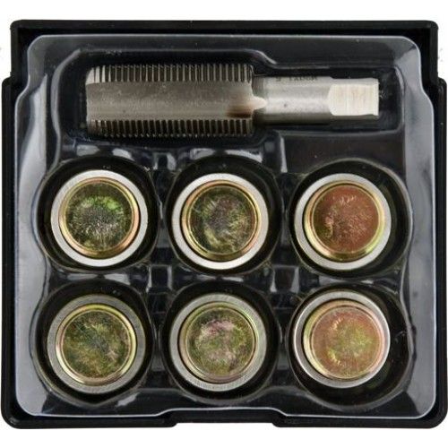 Набор для ремонта резьбы к масляному поддону M20х1,5 мм 6 пр. Yato YT-17574