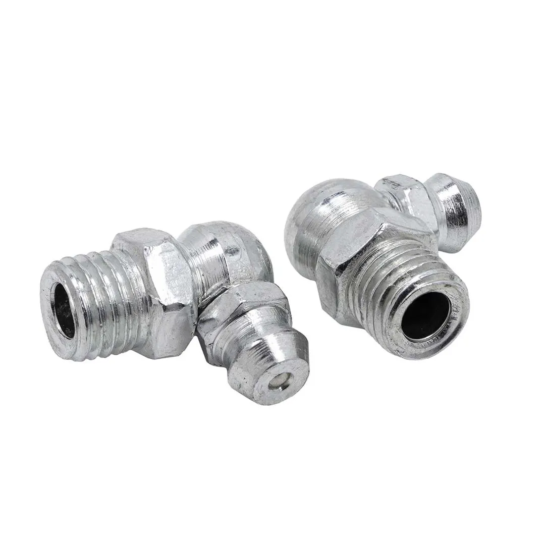 Пресс-масленка 8 мм угловая, 90°, комплект 10 шт. Forsage F-GN-01-90-8MM