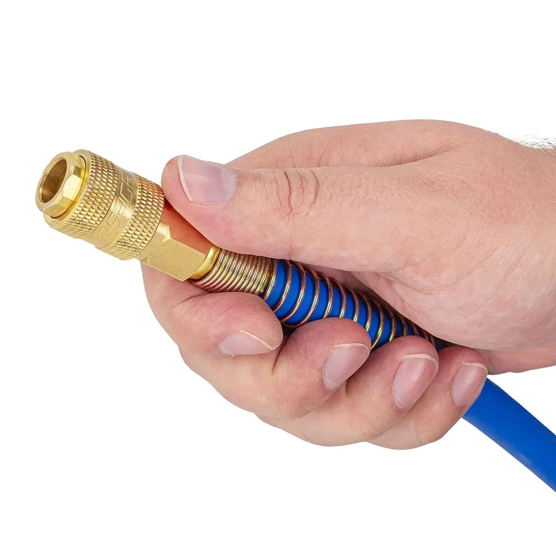 Шланг резиновый воздушный армированный с быстросъемами 10х16 мм, 20 м Forsage F-ES-2010