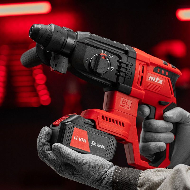 Перфоратор аккумуляторный бесщет. RHB-BL-20-26, 3 Дж, Li-Ion, 20 В MTX 26780