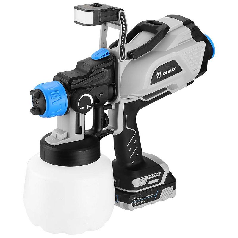 Краскопульт аккумуляторный SG20DK PRO DEKO 083-1136