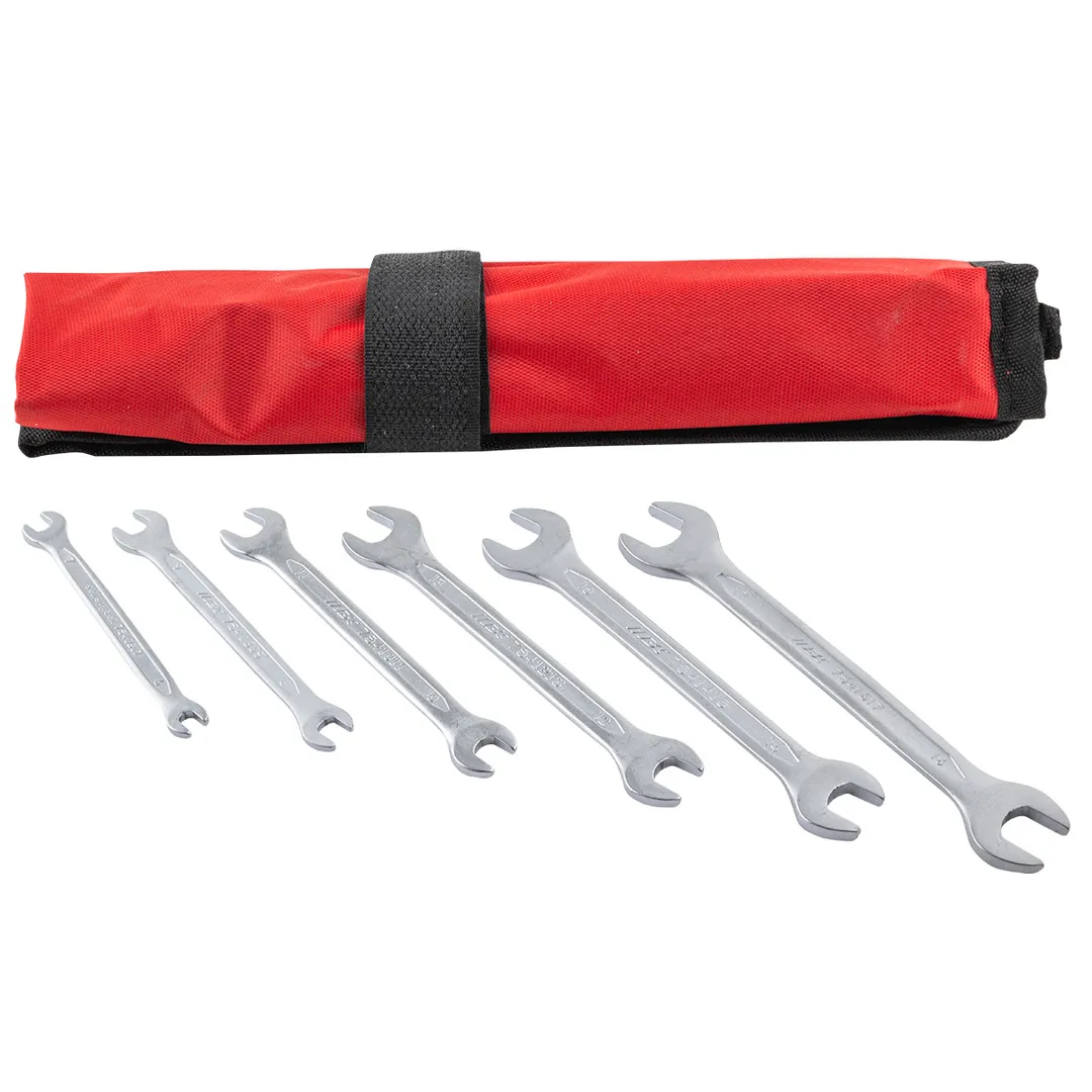 Набор рожковых ключей 6х7-16х17 мм 6 пр JBC JBC-5062P