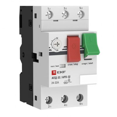 Автомат пуска двигателя АПД-32 24-32А EKF PROxima apd2-24-32