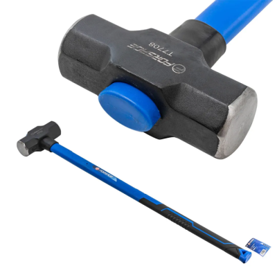 Кувалда 3 кг, с фиберглассовой ручкой и резиновой противоскользящей накладкой, L ручки-800 мм Forsage F-T7708