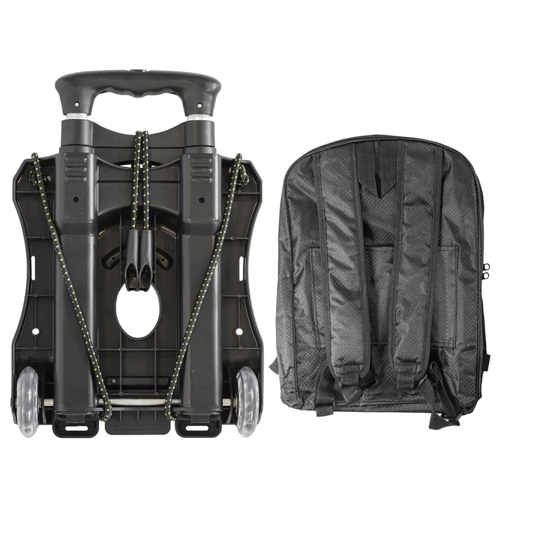 Тележка платформенная складная с сумкой и телескопической ручкой, 270х330 мм, г/п 40 кг WMC TOOLS WMC-1009 тележка