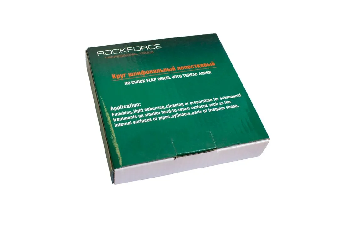 Круг лепестковый зачистной 125x25x16 мм Grit 60 RockForce RF-FD260F