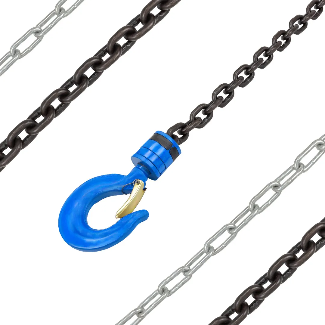 Таль механическая подвесная c фиксацией цепи натяжения 1 т. Forsage F-TR9010