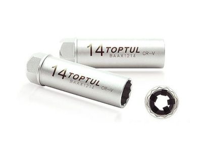 Головка свечная 3/8'' 14мм Toptul BAAX1214
