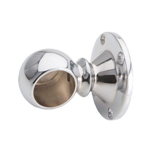 Держатель дистанционный концевой трубы d25, 993, черный AKS 113969