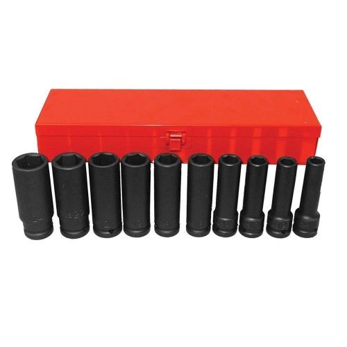 Набор глубоких ударных головок Force 4107S 6-гр. (3/8'' - 15/16'') 10 пр. 1/2''