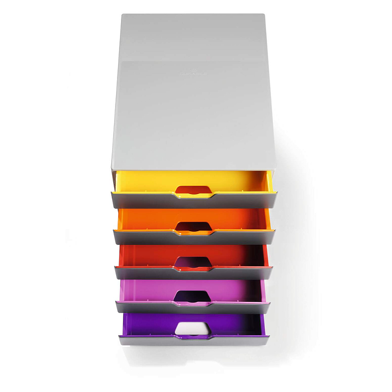 Блок из 5 лотков закрытый "Varicolor", 292x280x356 мм, 5 лотков