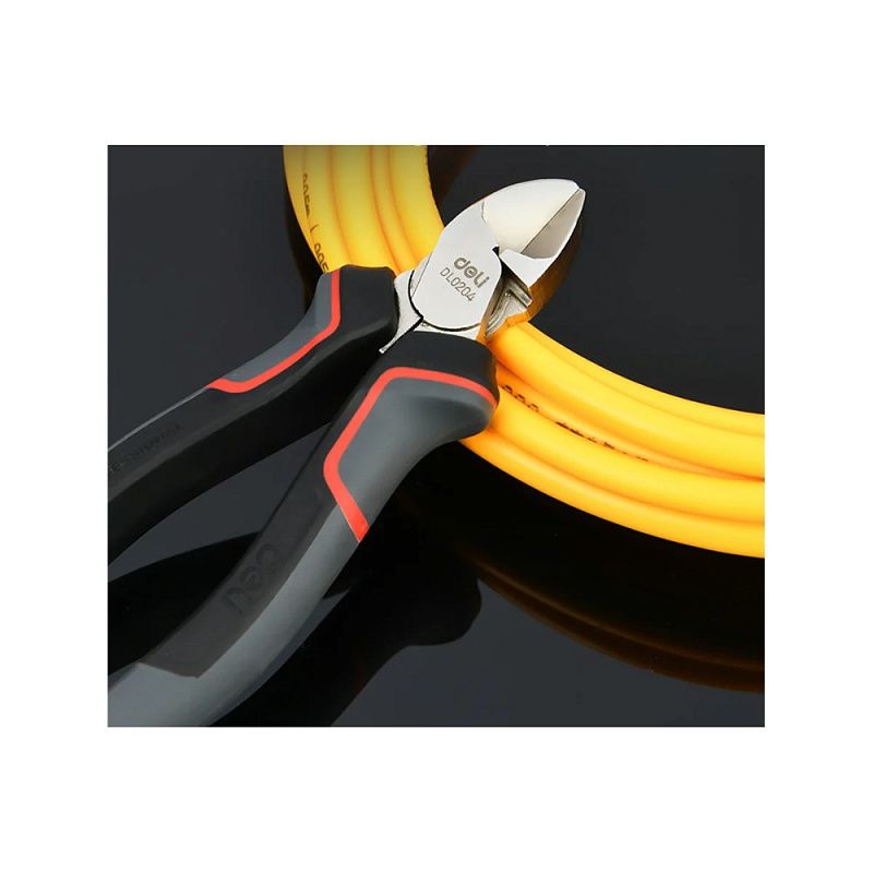 Бокорезы Deli RS EDL0204, 160 мм., красный, черный