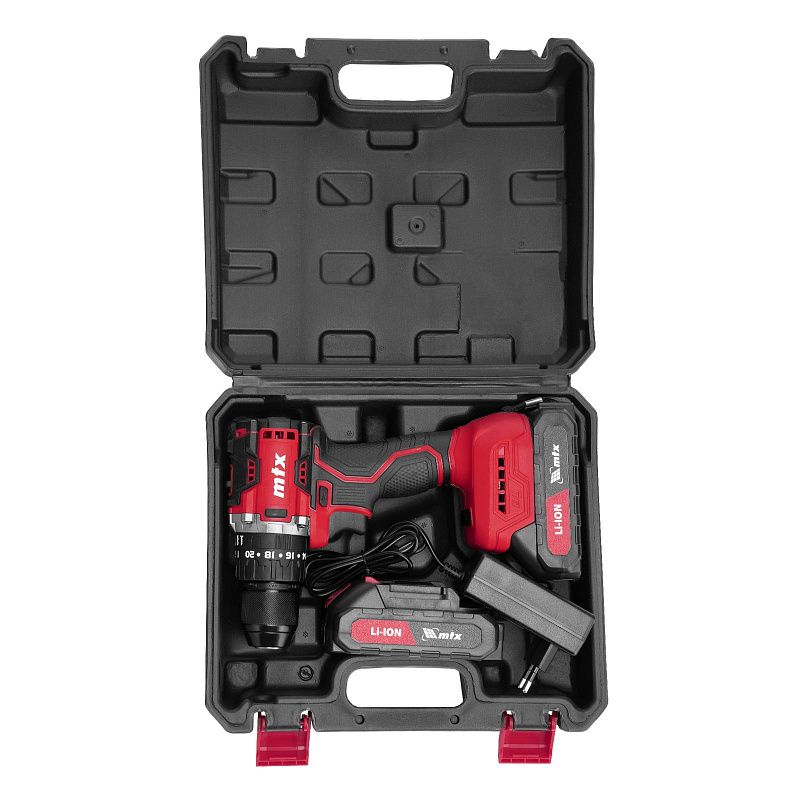 Дрель-шуруповерт аккумуляторная ударная бесщет. CIDS-BL-20, Li-Ion, 20 В MTX 26188