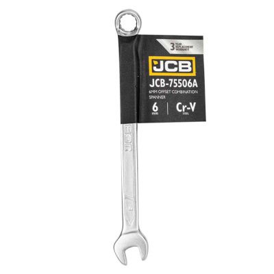 Ключ комбинированный, отогнутый на 75грд. JCB