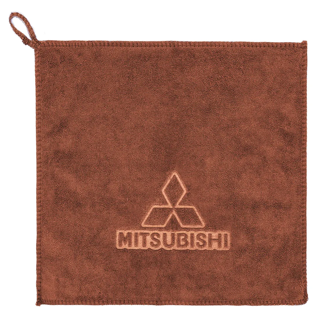 Салфетка чистящая микрофибра с логотипом 30*30 см 3 шт/уп Forsage F-NHE33 MITSUBISHI