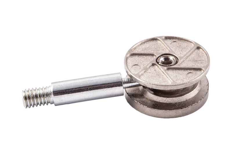 Эксцентриковая стяжка усиленная 25мм +шток 35мм, белая заглушка в комплекте, уп/4компл, AKS 119858