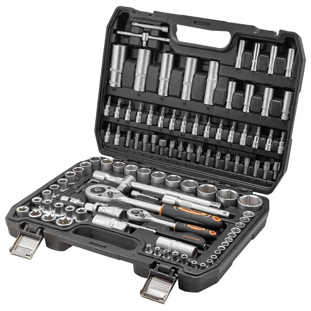 Набор инструмента 108 пр. 1/4''&1/2'' 6-гр. Partner PA-41082-5