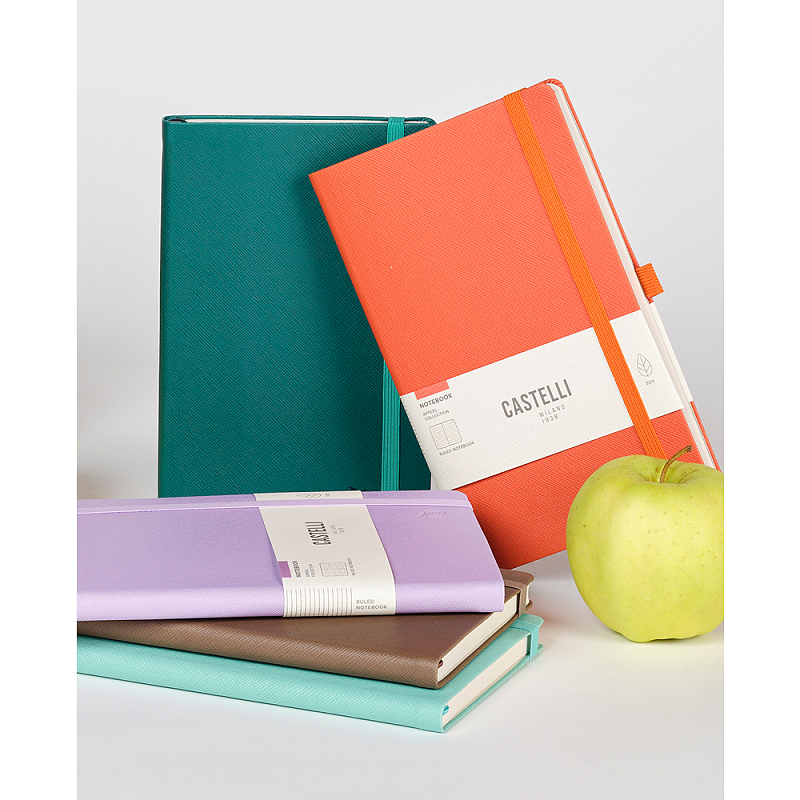 Блокнот "Appeel classic teal", А5, 96 листов, линейка, зеленый