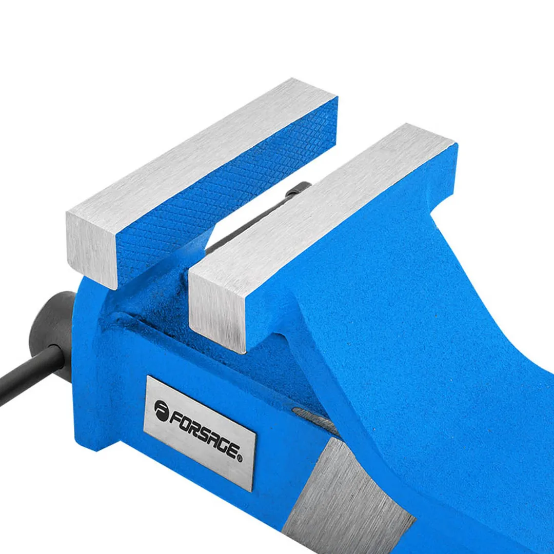 Тиски стальные с наковальней 100 мм Forsage F-6540704