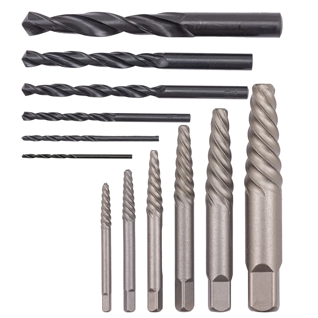 Набор экстракторов резьбы и сверл 12 пр RockForce RF-924U12