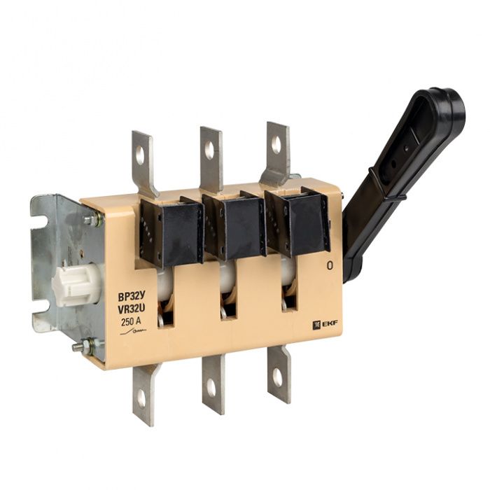 Выключатель-разъединитель ВР32У-35А31220 250А 1 направ, с д/г камерами несъемная левая/правая рукоятка MAXima EKF PROxima uvr32-35a31220