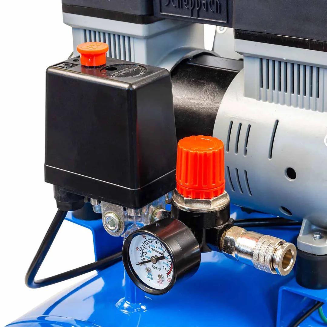 Компрессор поршневой с прямым приводом, 6 цилиндров, безмасляный, ресивер 100 л, 3.3 кВт, 8 бар, 600 л/м, 230В Forsage F-TB265-100 UPH