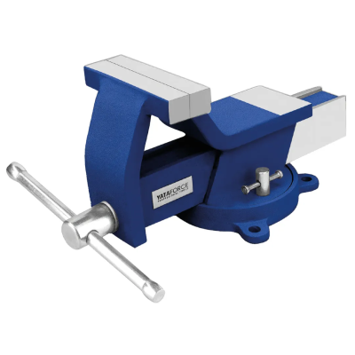 Тиски стальные поворотные с наковальней YATAFORCE YF-6540806W