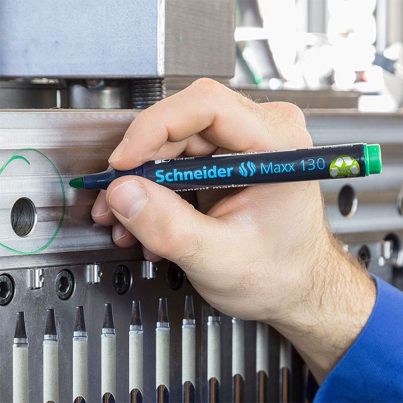 Маркер перманентный "Schneider Maxx 130", красный