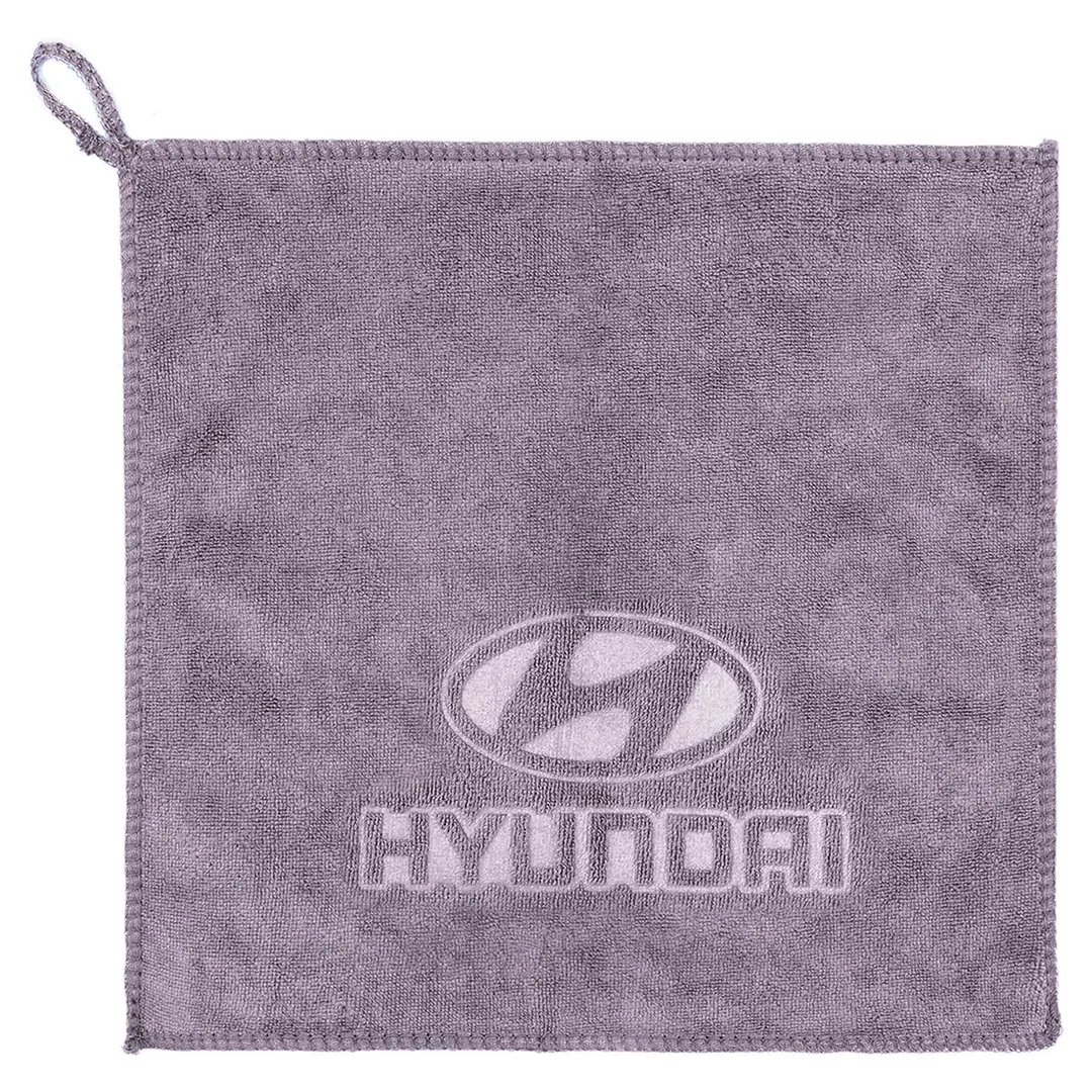 Салфетка чистящая микрофибра с логотипом 30*30 см 3 шт/уп Forsage F-NHE33 HYUNDAI