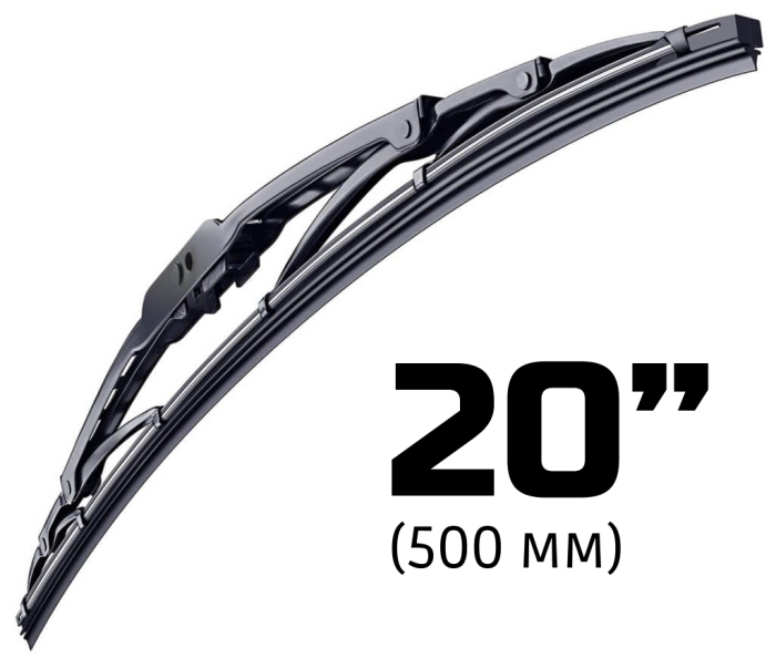 Щетка стеклоочистителя каркасная Classic TOP-PROTECT 20" (500 мм) Senfineco 3963