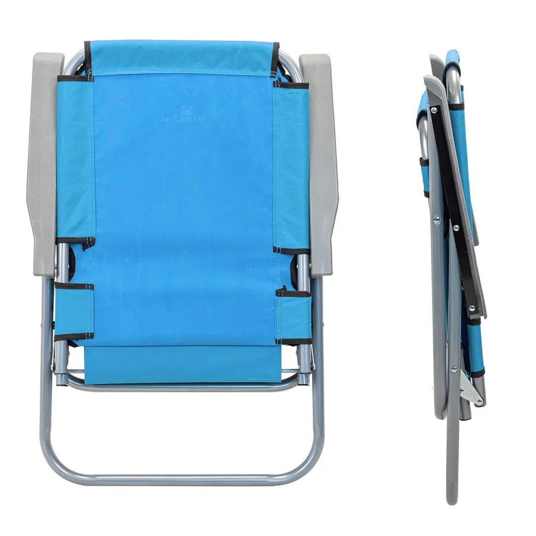 Кресло складное для кемпинга в комплекте с зонтом, 54х45х85 см KINGTUL KT-SP-131Z