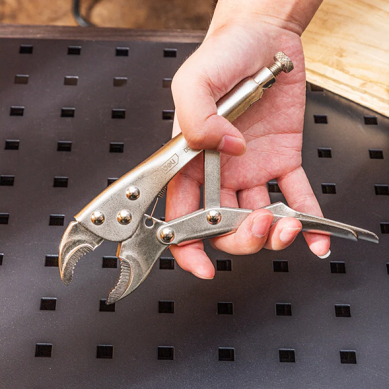 Зажим-струбцина с фиксатором 180 мм Deli YS EDL2001-7