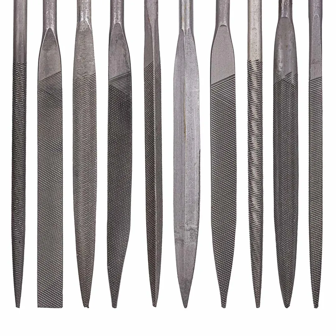 Набор надфилей разнопрофильных 160 мм, 10 пр. ForceKraft FK-6164