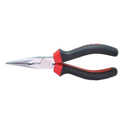 Длинногубцы изогнутые, 160 мм, Red Stripe, WÜRTH 5772001316