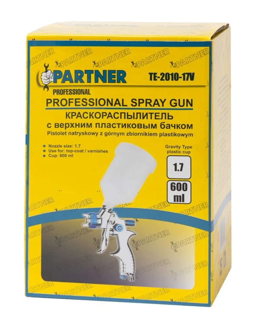 Краскораспылитель пневматический Partner PA-TE-2010-17V