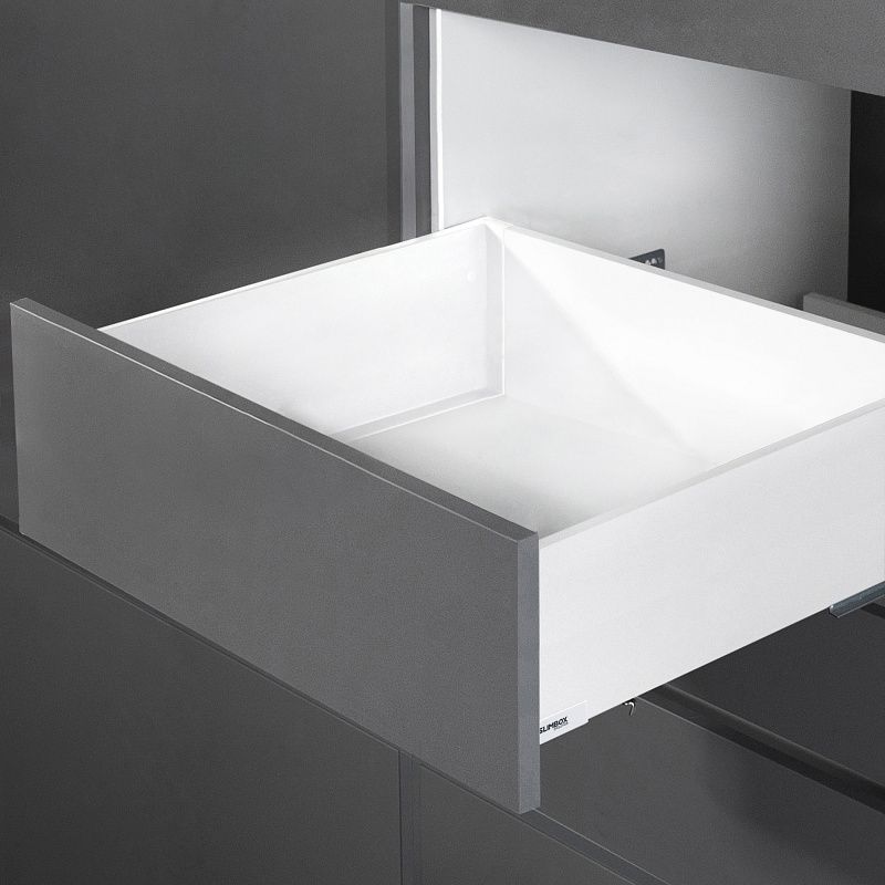 Система ящиков Evolution L-300 h167 белый PUSH TO OPEN ДСП16мм SLIMBOX EVOLUTION 117321