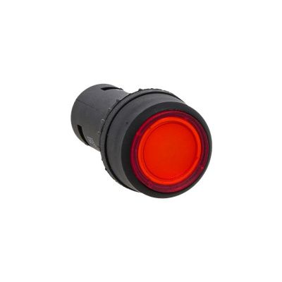 Кнопка SW2C-10D с подсветкой красная NO 24В EKF PROxima sw2c-md-r-24