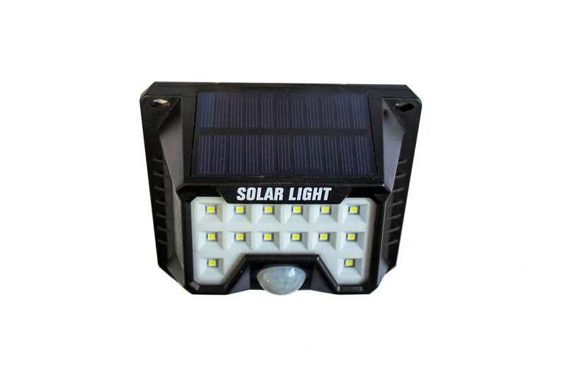 Светильник светодиодный настенный на солнечной батарее с датчиком движения 32 светодиода SMD WMC TOOLS WMC-WL6013