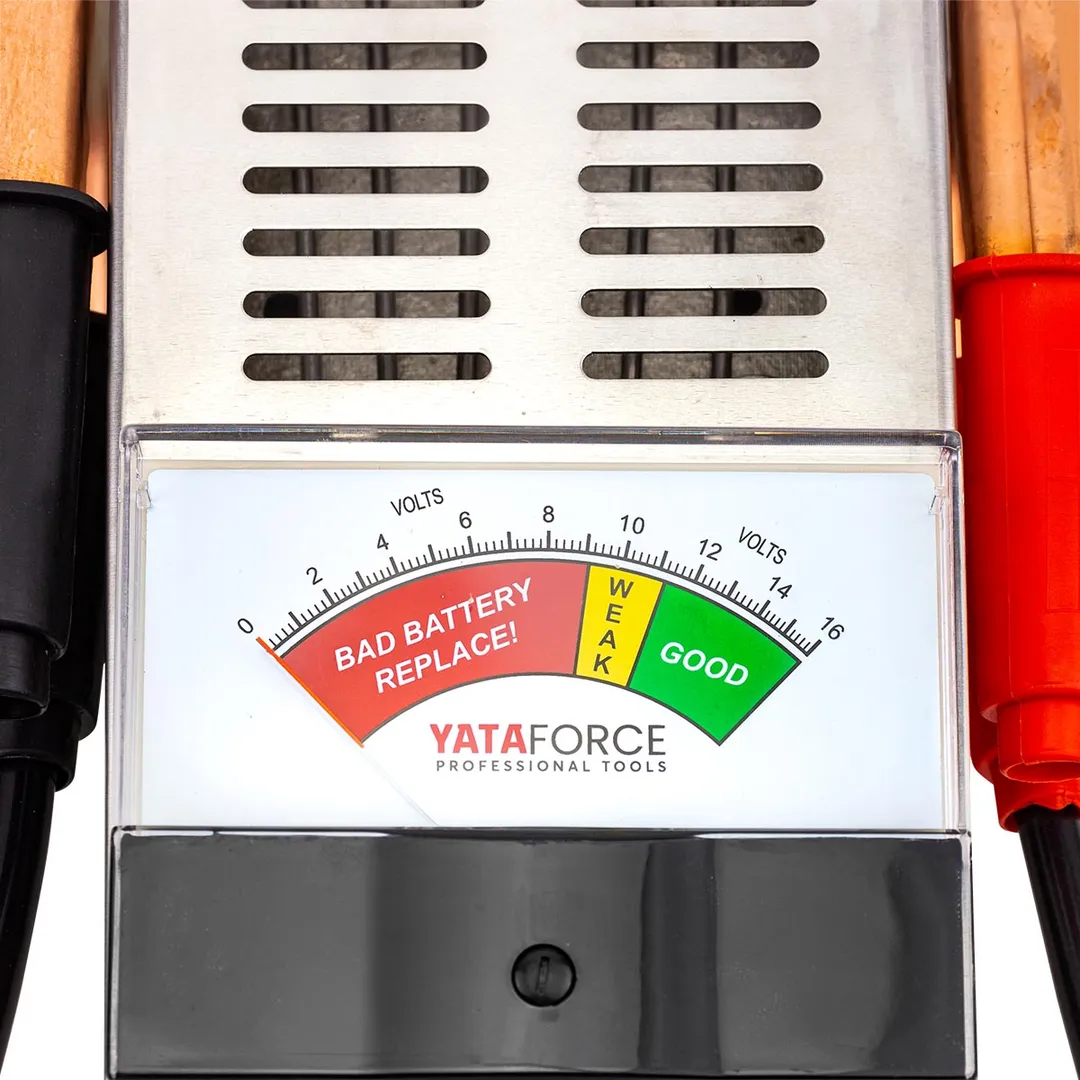 Тестер аккумуляторных батарей аналоговый 12V, 125А YATAFORCE YF-8310