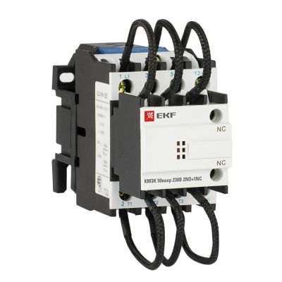 Контактор для конденсатора КМЭК 50квар 230В 2NО+1NC EKF PROxima ctrk-s-110-50-230