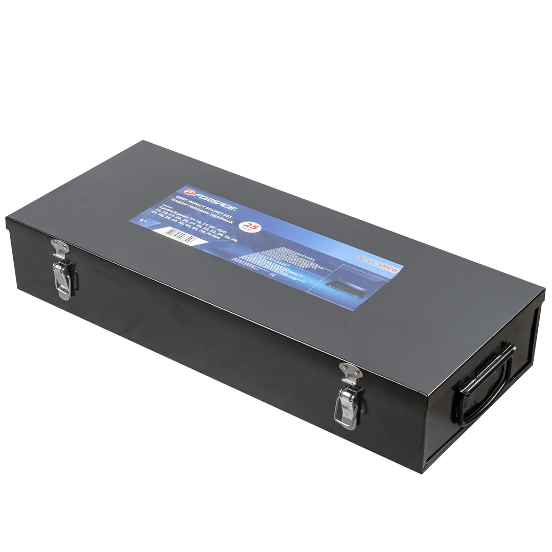 Набор головок ударных 25 пр. 1", 17-22 - 4 гр., 17-75 - 6-гр. Forsage F-8251-5MPB