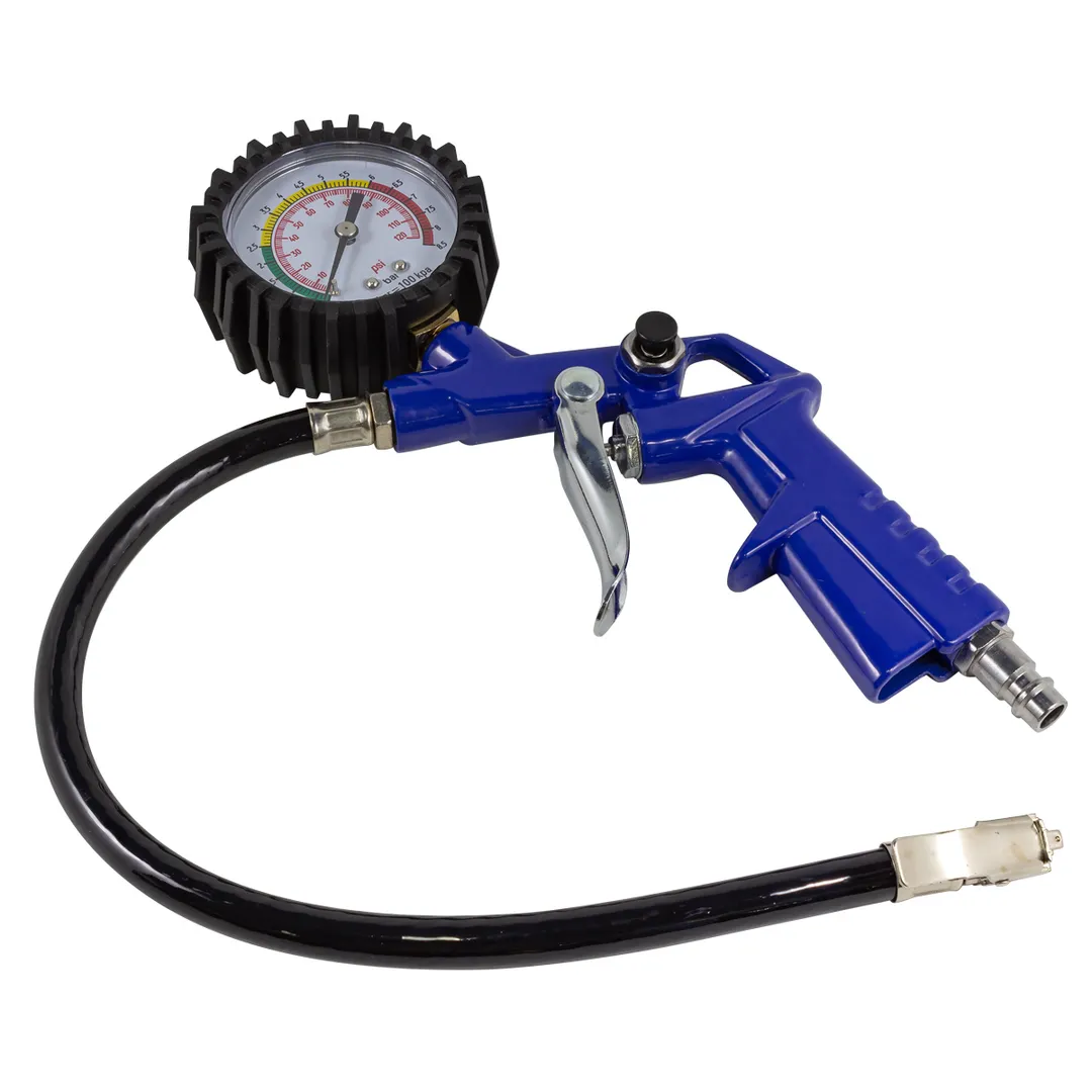 Пистолет для подкачки шин с манометром и шлангом, 0-8.5 Bar Forsage F-STG-24