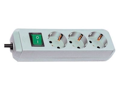 Удлинитель 1.5м светло-серый Eco-Line Brennenstuhl 1152350015