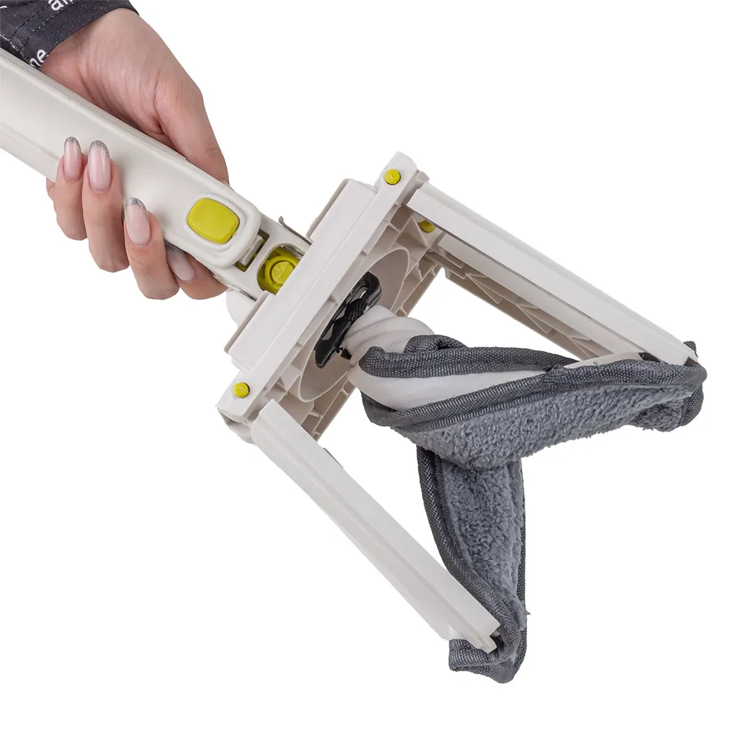 Швабра с отжимным механизмом''бабочка''и скребко WMC TOOLS WMC-3H(white)