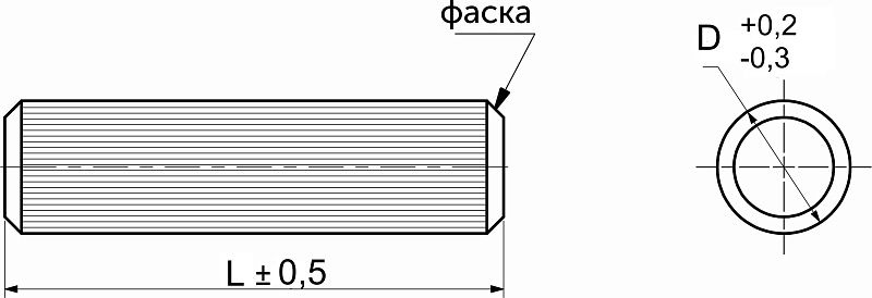 Шкант деревянный 10*35 (уп/2тыс.шт) эвкалипт AKS 86496