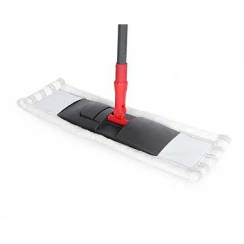 Швабра HITT Ruby Паула 130см телескоп металл. ручка с двойным фиксатором/сменая насадка микроф H0638