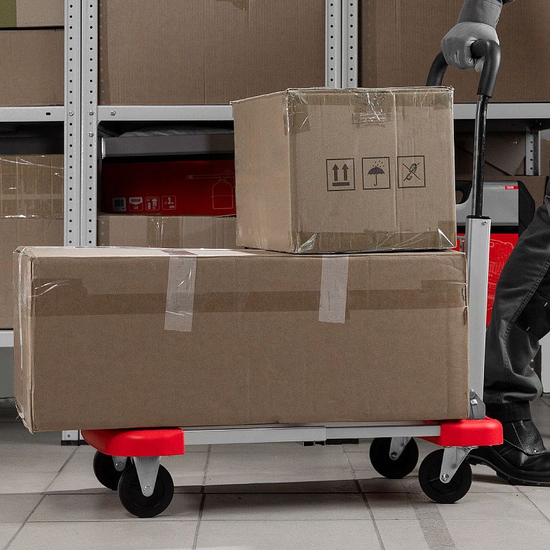 Тележка хозяйственная, телескопическая, грузоподъемность 150 кг Matrix 98210